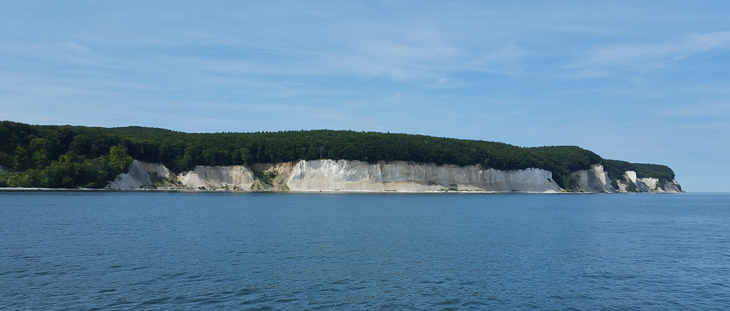 falaises de craie de l'île de Rügen