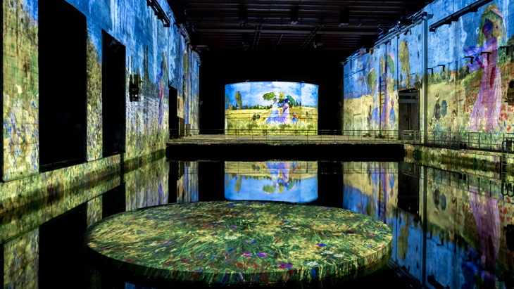 Bassins des Lumières Bordeaux Exposition « Monet, Renoir… Chagall, Voyages en Méditerranée »