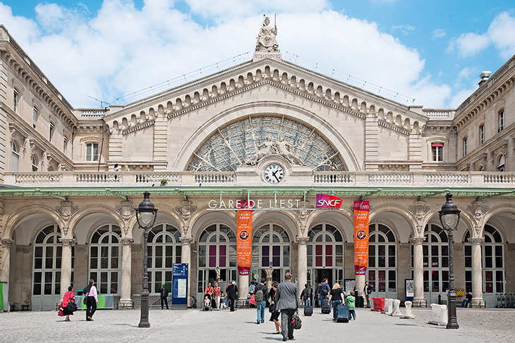 La gare de l'Est à Paris tourisme durable