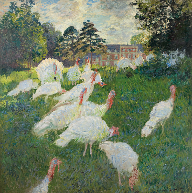Claude Monet, Les Dindons, 1877
décor impressionniste