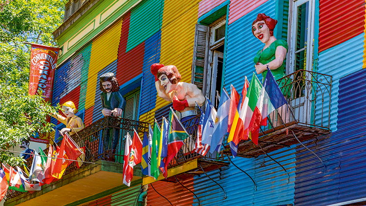 Le quartier coloré de la Boca à Buenos Aires