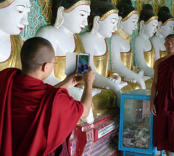 Birmanie Sagaing temple U Min Thon Sel moine 