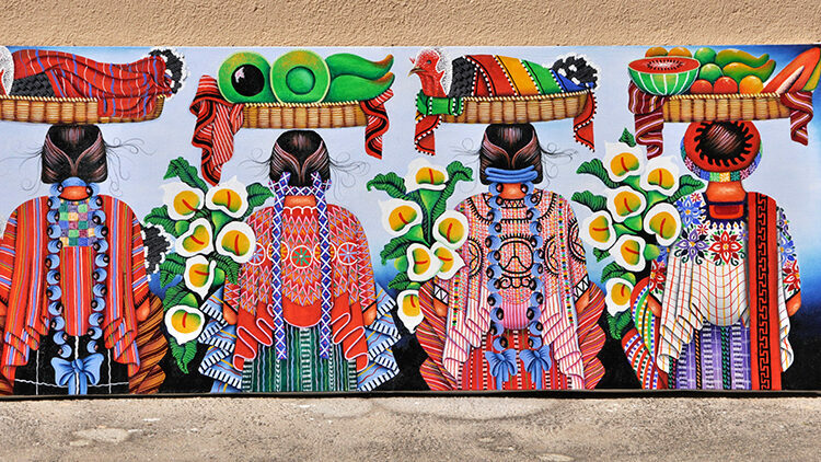 À San Juan, au Guatemala Fresques murales