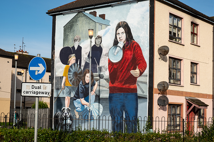  À Londonderry, en Irlande Fresques murales 