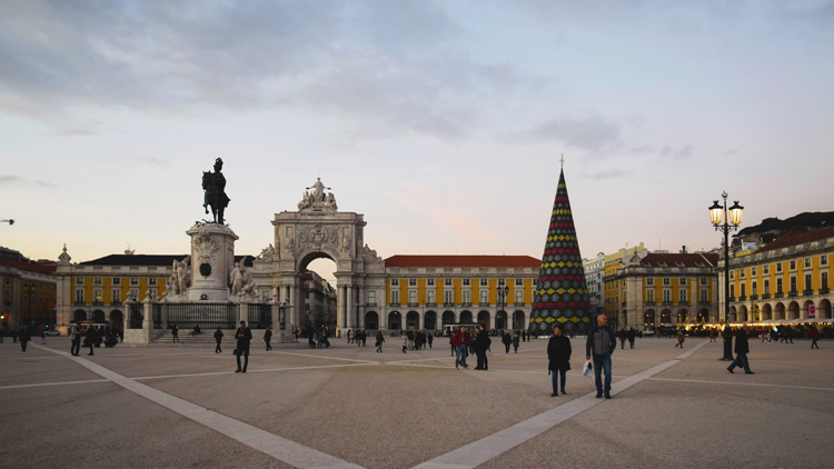 Lisbonne au moment des fêtes de fin d'année concours photo arts et vie