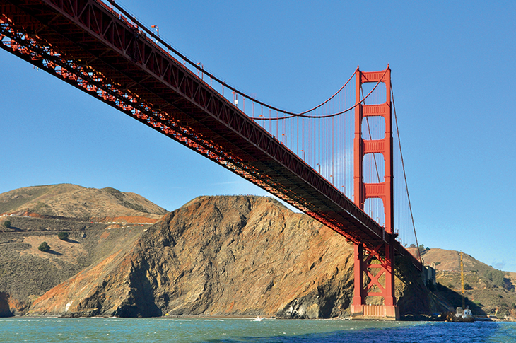 Le Golden Gate Bridge à San Francisco États-Unis