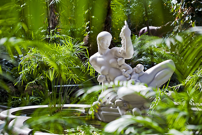Copenhague musée Carlsberg Glyptotek jardin sculpture fontaine