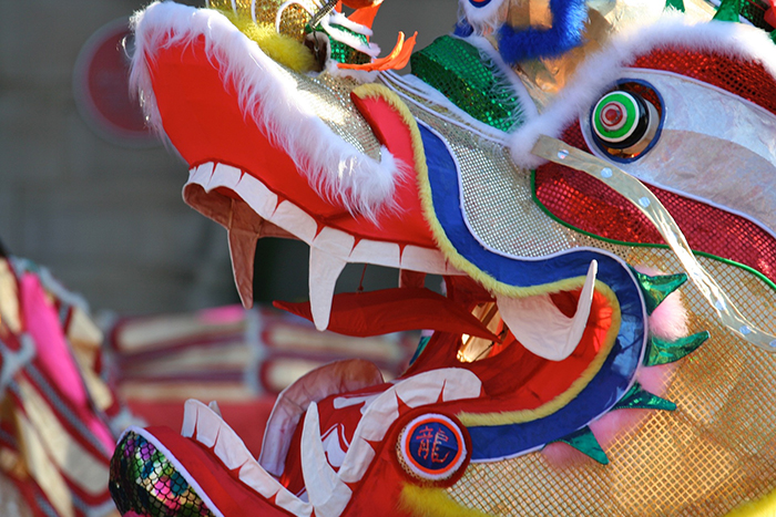 Nouvel An chinois Défilé Danse du Dragon Tradition