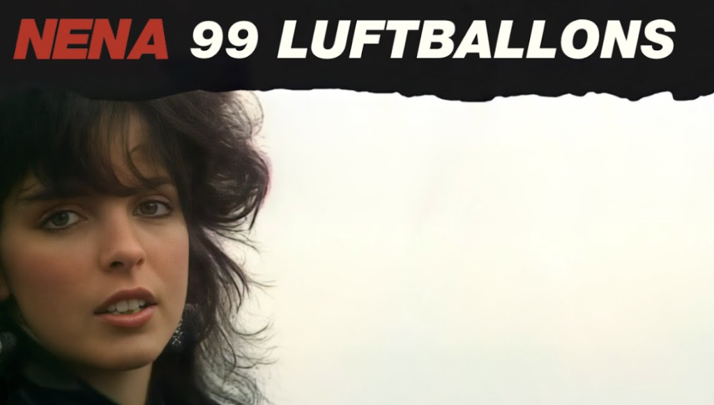 Nena Gabriele Susanne Kerner 99 Luftballons german song 