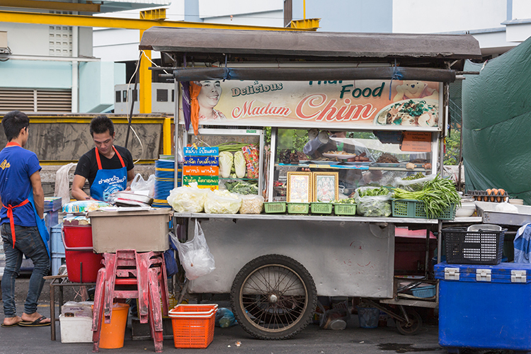 Street food à Bangkok Thaïlande cuisine thaïlandaise
