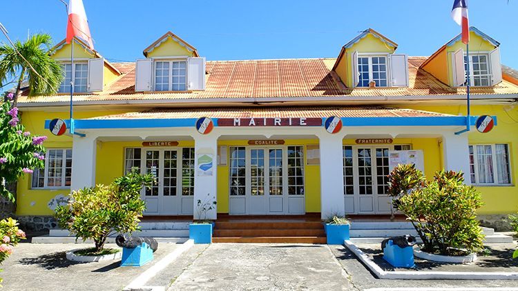Mairie de Terre-de-Haut aux Saintes en Guadeloupe