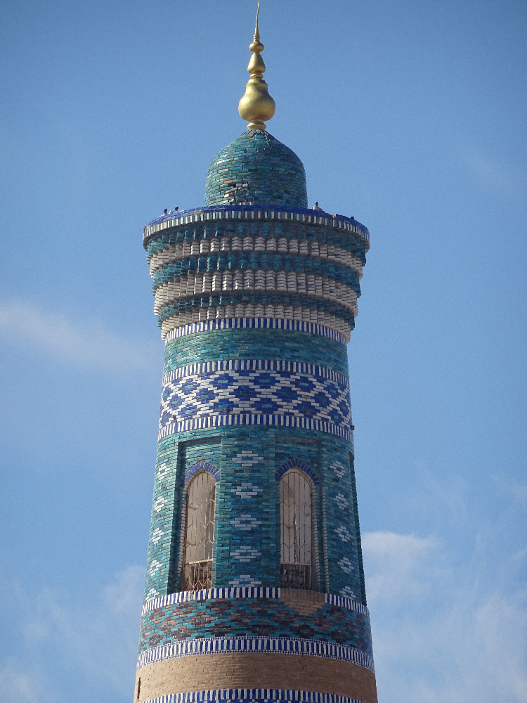 Minaret à Khiva, Ouzbékistan