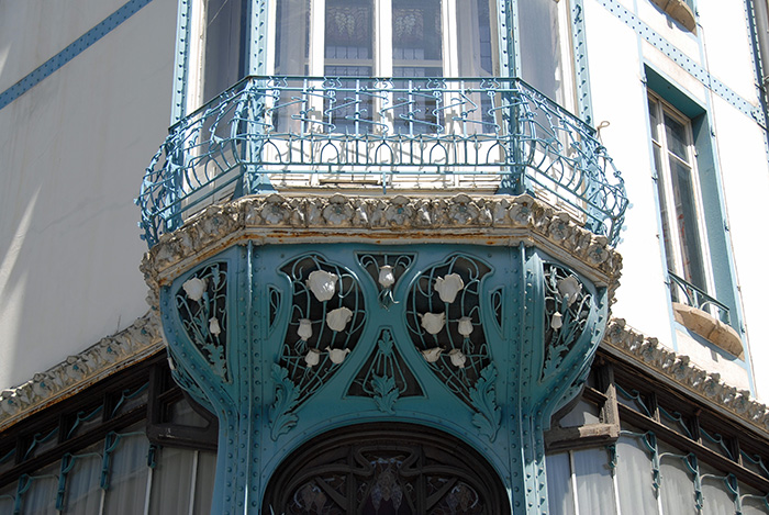 Détail d'une façade à Nancy