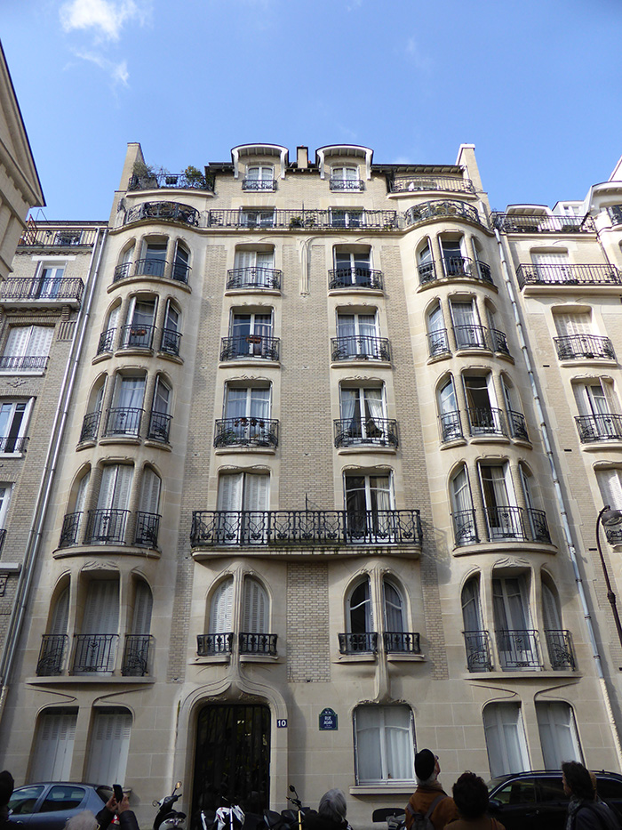 Immeuble Guimard rue Agar à Paris