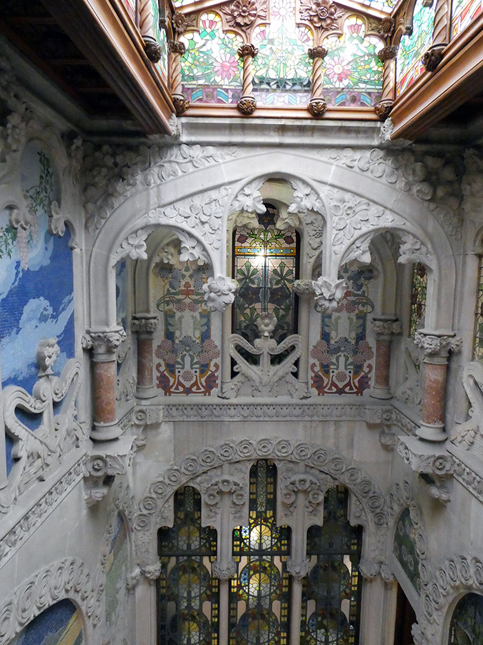 À l'intérieur de la Casa Navàs à Reus